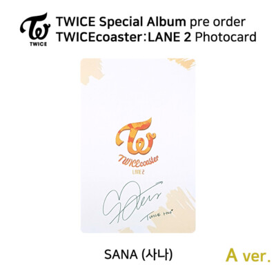TWICE Special Album TWICEcoaster LANE 2 Official Photocard Pre