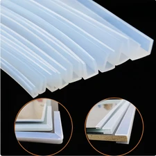 Milk White U Shaped Food Grade Silicone Seal Strip Anti Collision Edge Protector