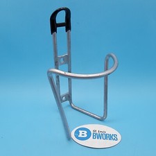 Vintage Blackburn Pro Alloy Water Bottle Cage 40g Made in USA Silver/Black l16