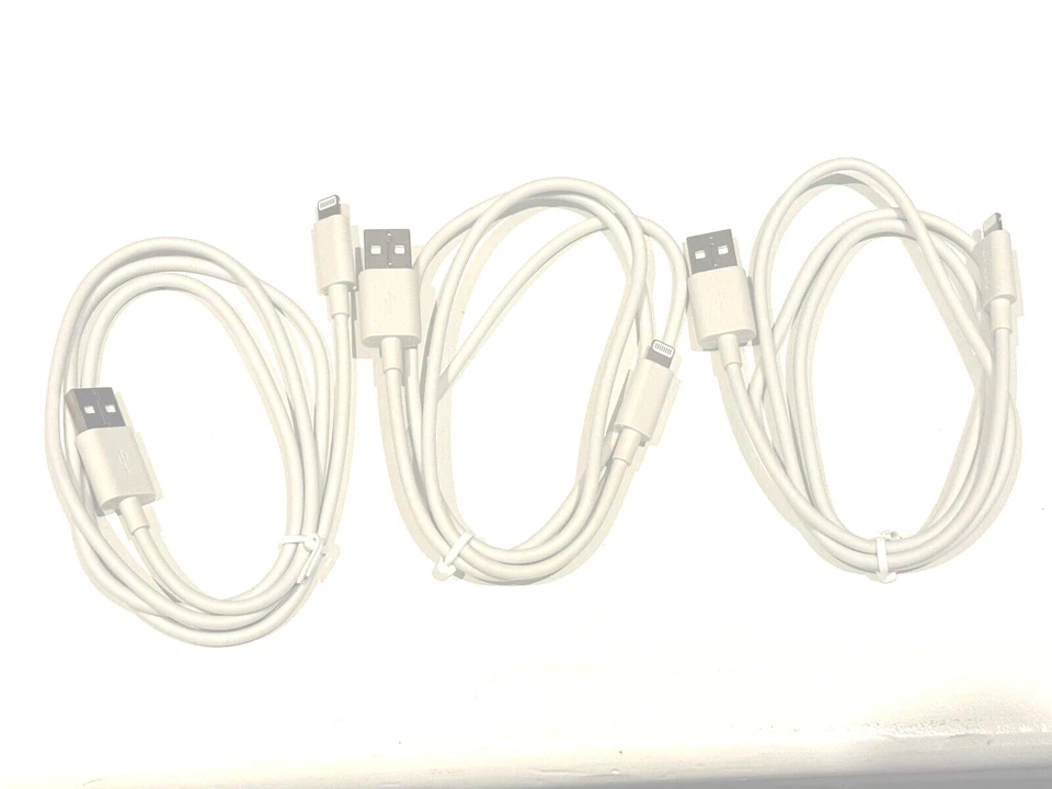 3 Упаковки Dynex Best Buy 3 фута USB зарядные кабели Apple iPhone и IPads (NIB) - Изображение 2 из 4