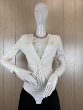 Elisabetta Franchi Jeans Bodysuit Size 40