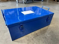 15-3/8” X 10-1/2” Metal Tool Storage Carrying Case Box