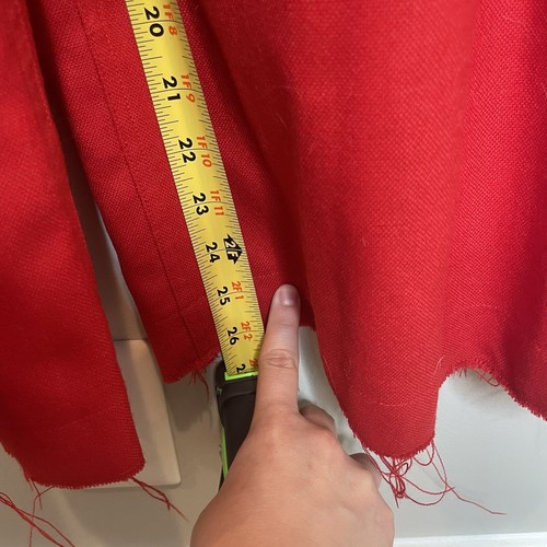 SEA New York Red 100% Wool Jumpsuit Wide Leg Size 0 - Picture 8 of 8