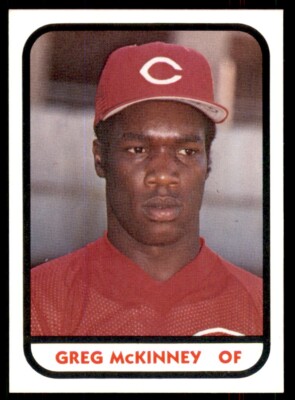 1981 TCMA Minor League Greg McKinney Cedar Rapids Reds #25