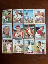 1967 Topps Baseball Lot 12 Dif. ALL SEMI STARS VG-EX+ No Creases Altman Radatz