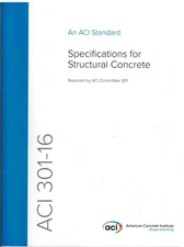 ACI SPEC-301-16 Specifications for Structural Concrete