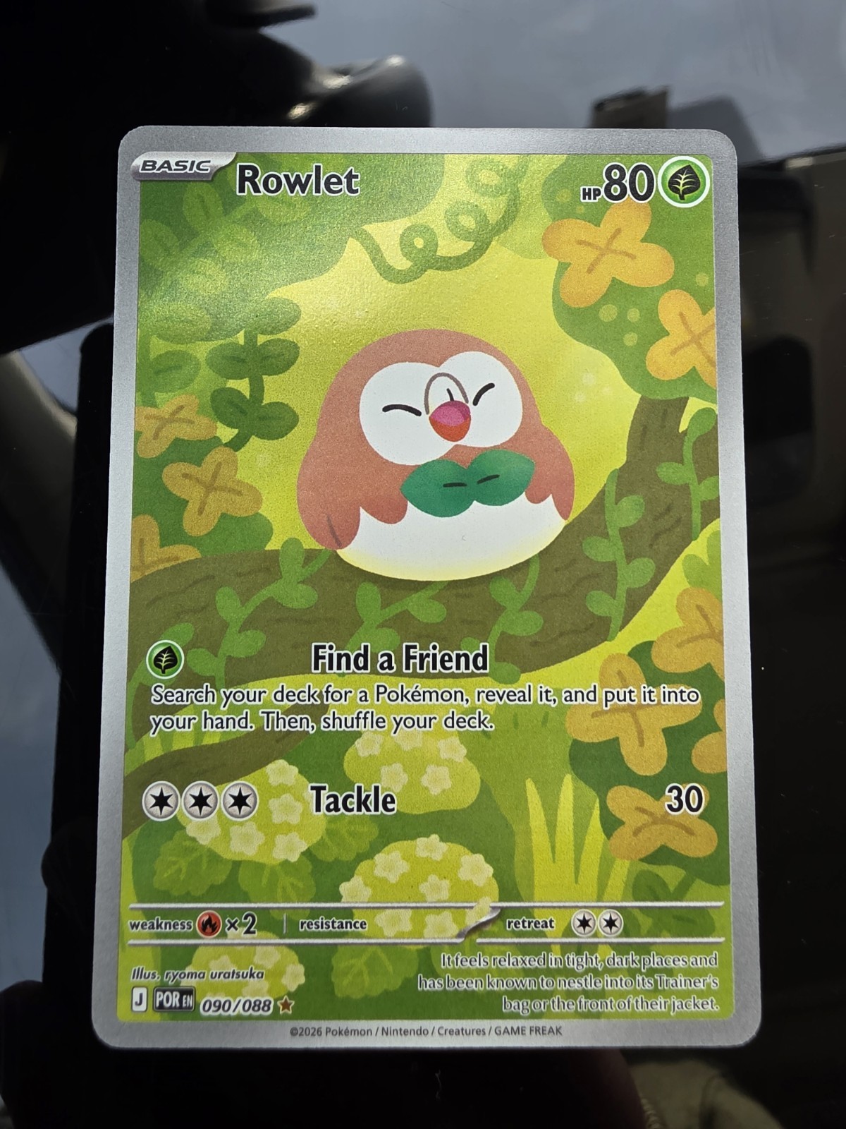 Rowlet 090/088 Me03: Perfect Order Holo