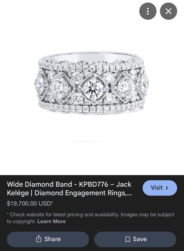 Sterling Silver 925 Diamond Ring Size 7