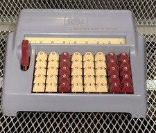 Vintage Chadwick Speedee Add-a-Matic Calculator Cash Register Bakelite Japan