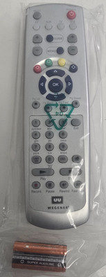 Wegener UR4-A803 Universal Remote Control Cable TV Set Top Box Controller