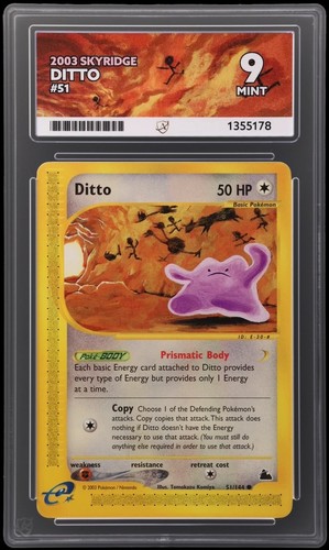 Ditto graded ACE 9 for sale on eBay