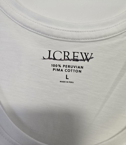 Nwt J.Crew Women's Pima Cotton Scoopneck Tank BY408 Size Large Read* - Picture 4 of 5