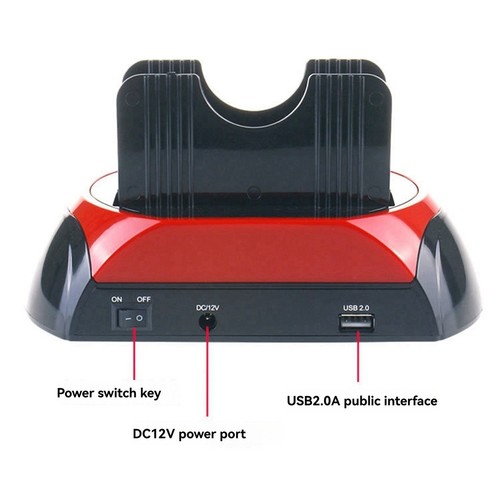 Station D'Accueil pour Disque Dur Emplacement pour Disque Dur SATA/IDE 2,54527 - Photo 2/10