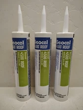 GEOCEL GC55103 4500 Roof Bonding Sealant, 10.1 Ounce Cartridge, Black (3)