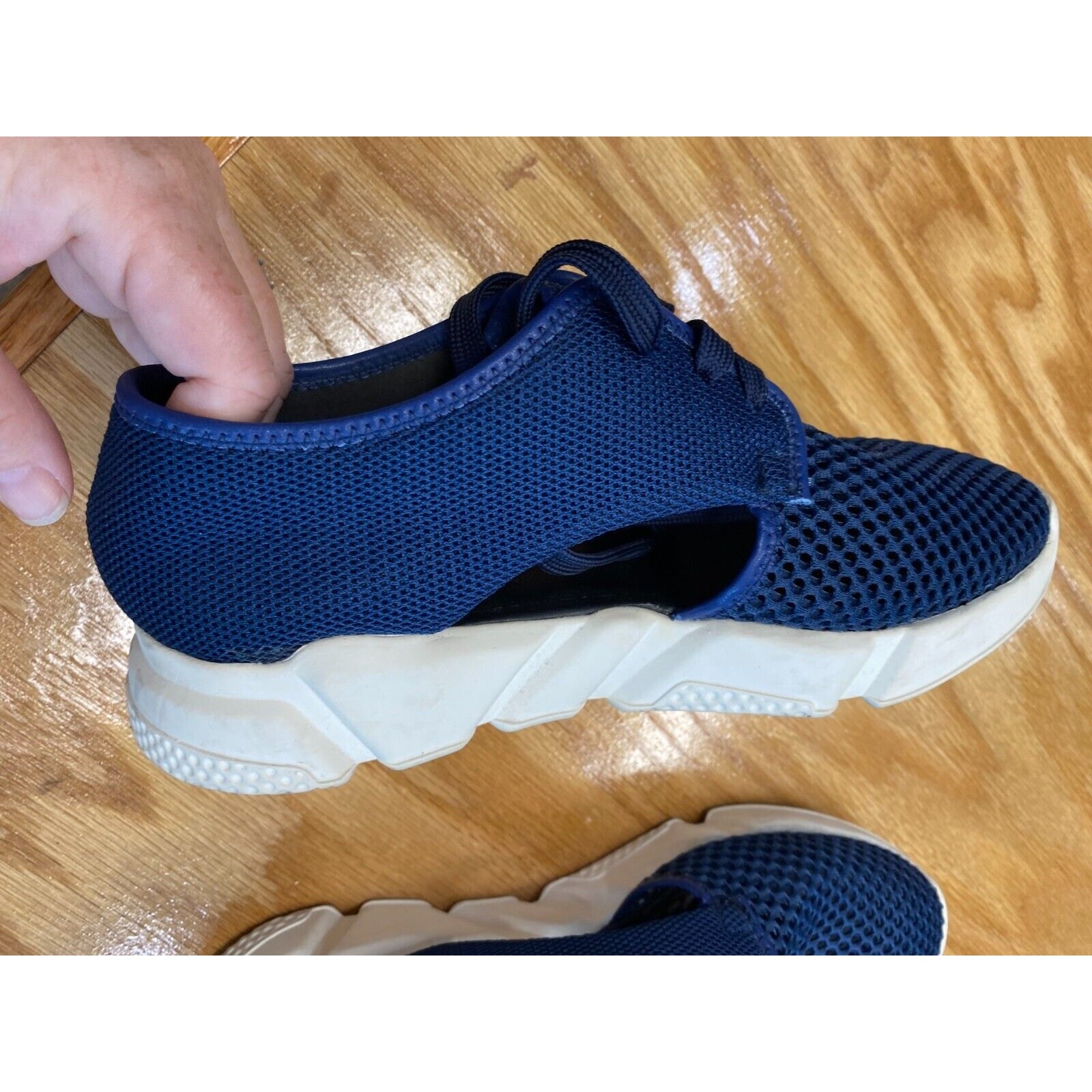 SAOLA Sneakers All Black Uomo 6.5 Blu Maglia Basse Stringate Running Scarpe Sportive S23