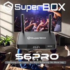 Superbox S6 Pro TV BOX Black Voice Control Is Convenient and Fast Fast Shipping