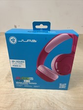 New JLab JBuddies POP 2 in 1 Wireless Bluetooth Wired Kids On-Ear Headphones