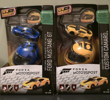New Bright R/C Forza Motorsport  x 2 - Custom Camero & Ford Mustang GT Brand New