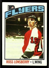 1976-77 Topps Ross Lonsberry #201 - Philadelphia Flyers