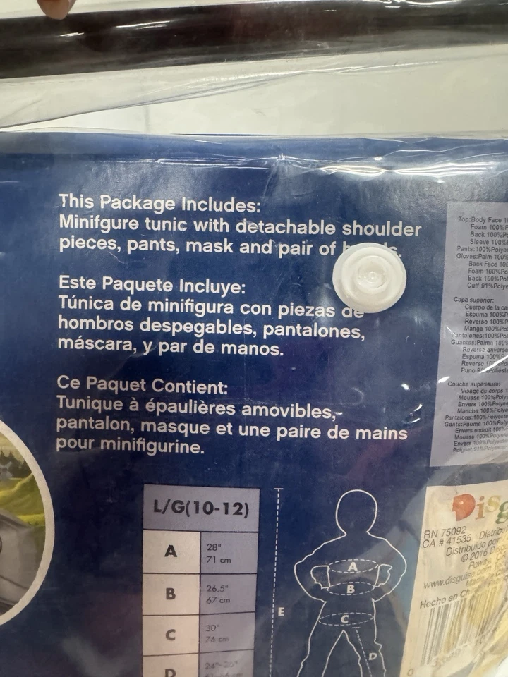 Disfraz Lego Caballeros Nexo, Lanza Deluxe Niño Grande 10-12, Disfraz Halloween Foto 4 de 4