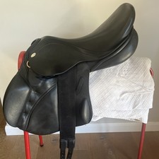 Kentaur Eventer 1 Saddle 16.5? Wide Black - Monoflap - XC