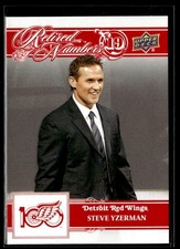 2025-26 Detroit Red Wings Centennial Retired Numbers Steve Yzerman #200