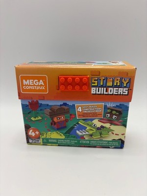 °Mega Construx Story Bauherren Pirat u. Krokodil od. Ritter u. Schloss Baukasten