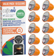 Nespresso Compatible Cleaning Capsules 10 Pack Coffee Machine Cleaner Pods