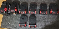 Lot Of Milwaukee Tool M18 Batteries 
