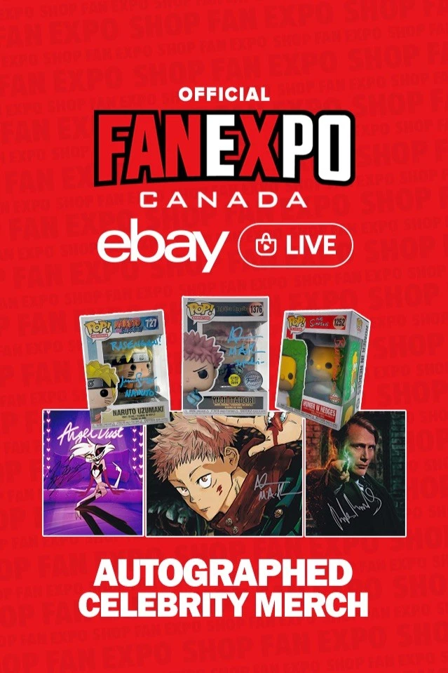 OFFICIAL FAN EXPO CANADA EBAY LIVE - AUTOGRAPHED CELEBRITY MERCH