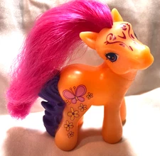 My Little Pony 2008 Mini McDonald's 3" Scootaloo Orange Pink Gen3