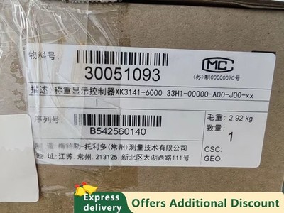 1PC NEW XK3141-6000 33H1-00000-A00-J00-XX 30051093 Weighing display controller