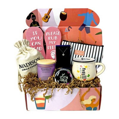 Gift Box For Mother Birthday Gift Basket For Mom Wife. Gift Set For New Mom Preg