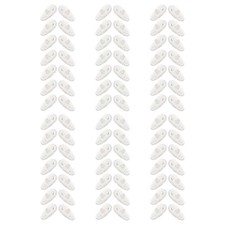 100 Pairs Transparent Silicone Nose Pads for Glasses Nose Bridge Pads
