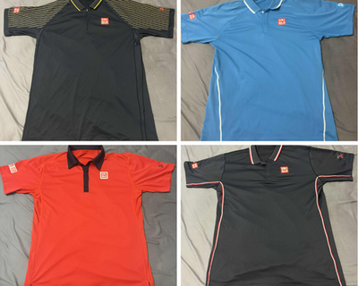 Uniqlo Polo Shirt Tennis Novak Djokovic Japan Men Sz L US (XL JP