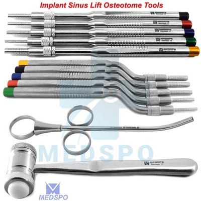 Bone Graft Syringe Mallet Hammer Implant Surgery Dental Sinus Lift Osteotome
