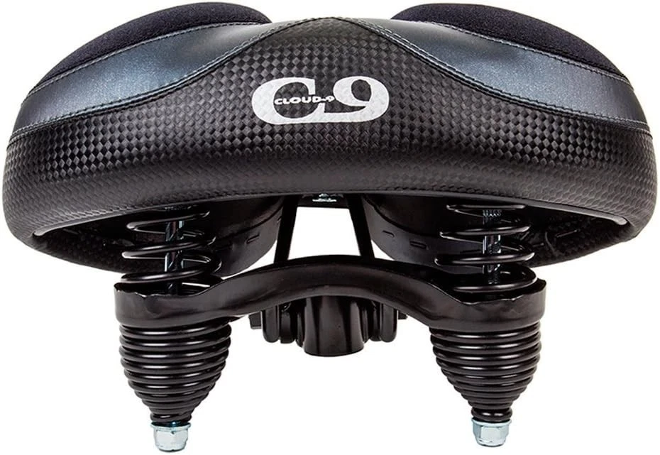 Durable Cruiser Saddle Black Lycra Select Foam 10.5"x10.75" Vibration Absorb - Image 3 of 3