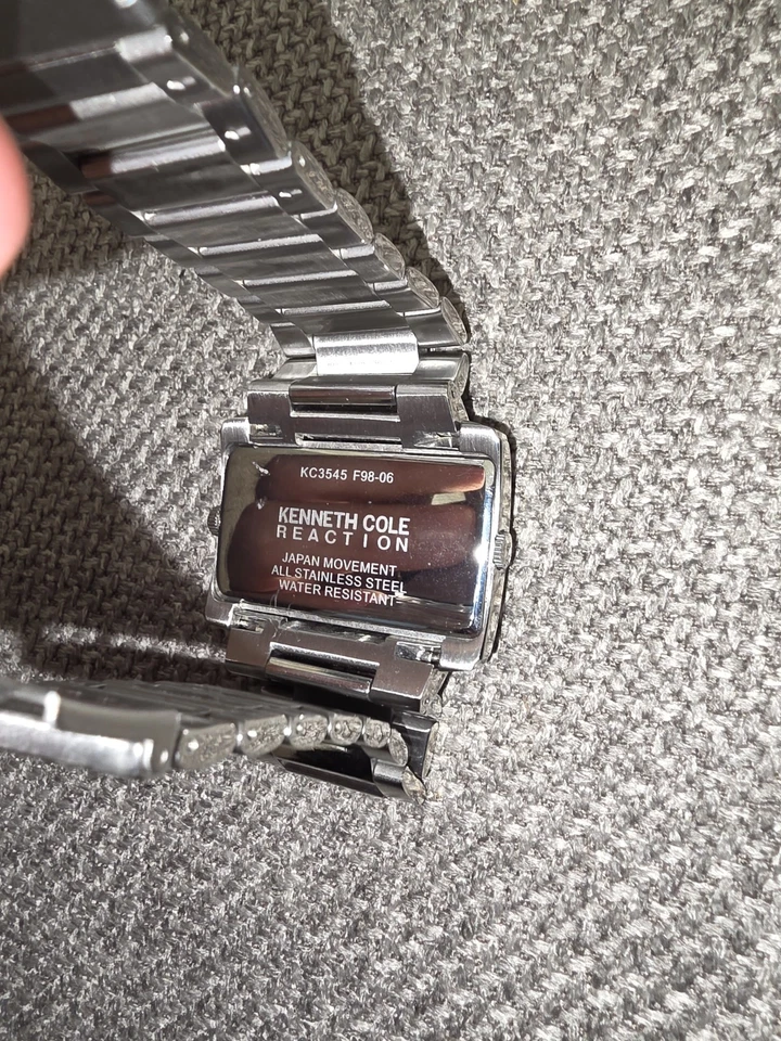 Reloj Kenneth Cole Reaction ICONIC VINTAGE kc3545 Estado de Funcionamiento Fecha Automática Foto 4 de 4
