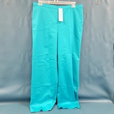 New w/Tags Alfred Dunner Classic Fit Pull-On Turquoise Pants Women's Size 18