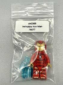 LEGO&reg; Marvel Invincible Iron Man Minifigure Tony Stark Mini Figure 76077