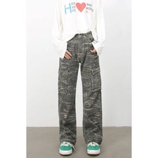 Men's Baggy Jeans with Cargo Pockets