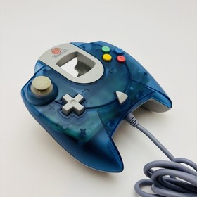Sega Dreamcast Clear Blue HKT-7700 Controller For Console Game System Working