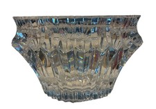 Vintage Pristine Mikasa 24% Lead Crystal Crown Jewel Bowl 23cm