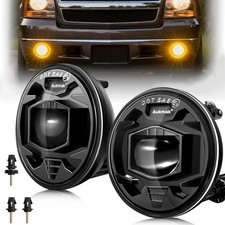 Upgraded Amber LED Fog Lights Assembly for Suburban Tahoe 2007-2014, Avalanch...