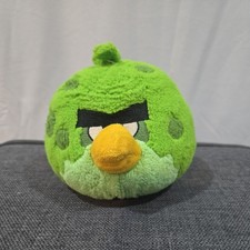 Angry Birds 2012 Space Terence Green Bird Plush 6  Stuffed Toy WITHOUT SOUND