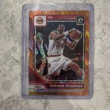 2024-25 Panini Donruss Optic Hakeem Olajuwon Legends Orange Shock #249 050/225