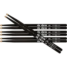Vic Firth Buy 3 Pairs of Black Drumsticks Get 1 Free 5B