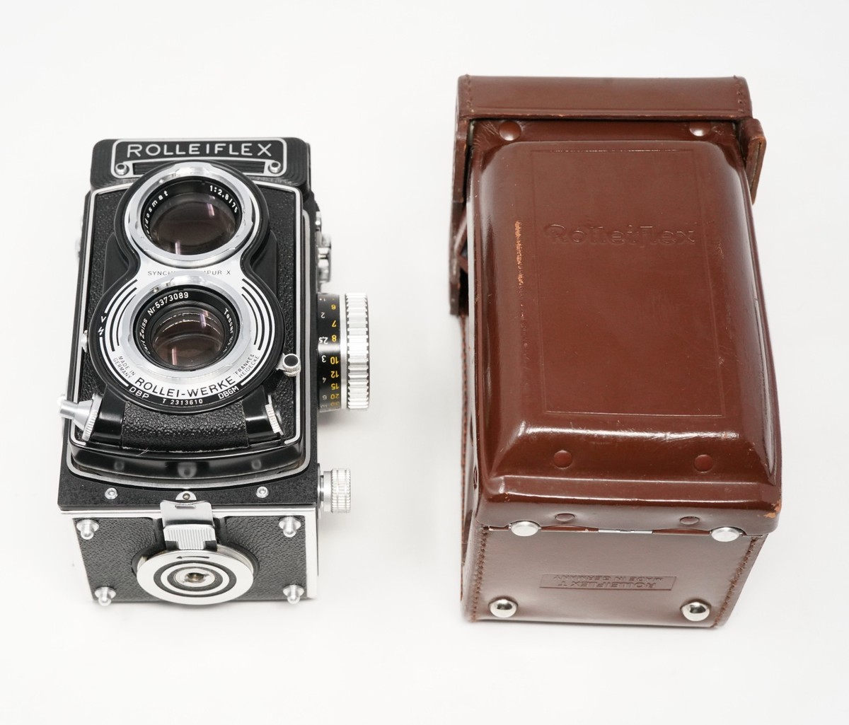 Rolleiflex T Model 3 Film TLR Camera w/ Zeiss Tessar 75mm f/3.5