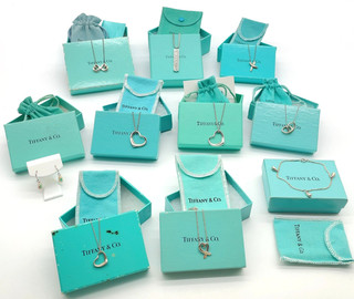 Tiffany & Co. SV925 Necklace /earrings/bracelet 36 g Set of 10 W/B/Bag SK020123