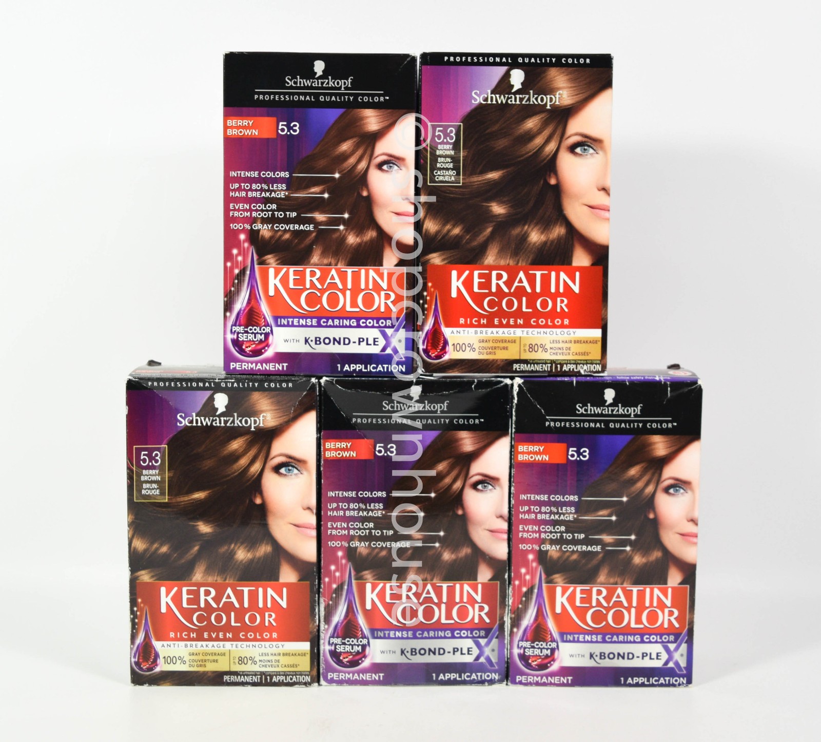 Gray Coverage Permanent Hair Color - 5.3 Berry Brown